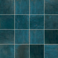 Luna Blue Gloss 100x100, true-scale swatch: 400 x 400 mm of wall at real size