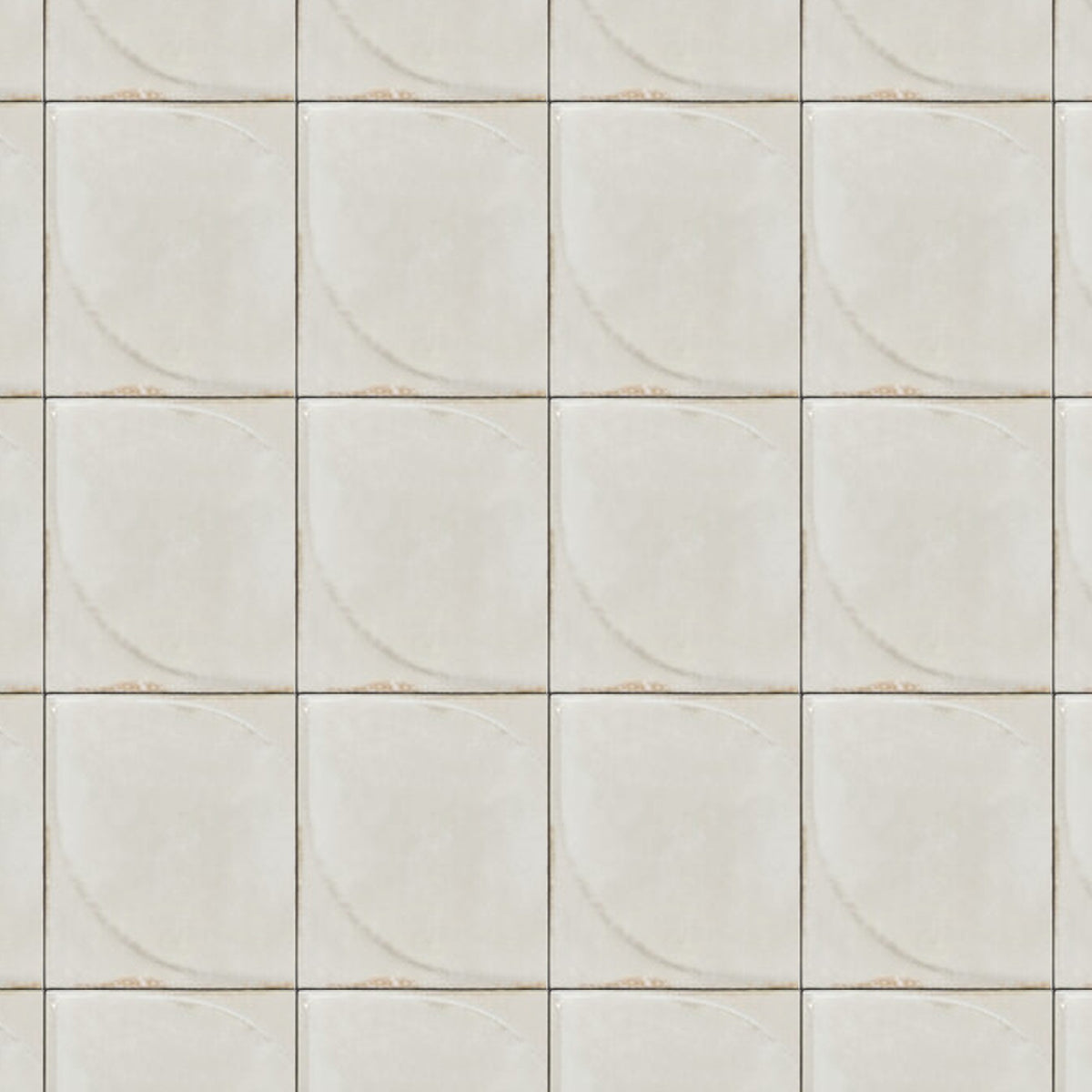 Luna Bone 3D Dew Gloss 100x100, true-scale swatch: 400 x 400 mm of wall at real size