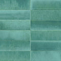 Luna Turquoise Gloss 60x240, tiles laid together