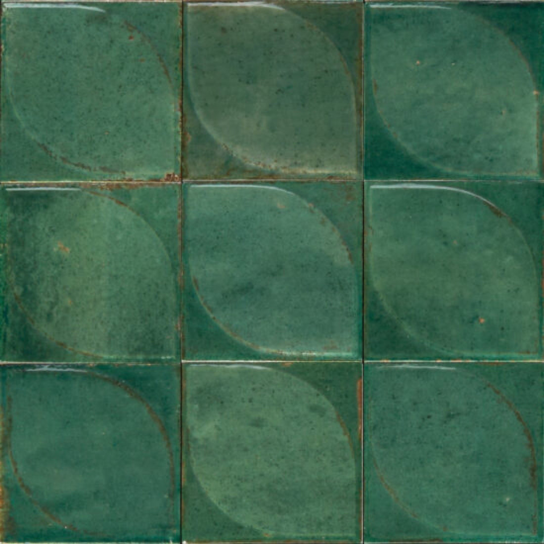 Luna Canopy 3D Gloss 100x100, tiles laid together
