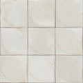 Luna Chalk 3D Gloss 100x100, tiles laid together