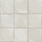 Luna Chalk 3D Gloss 100x100, tiles laid together