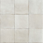 Luna Chalk Gloss 100x100, tiles laid together