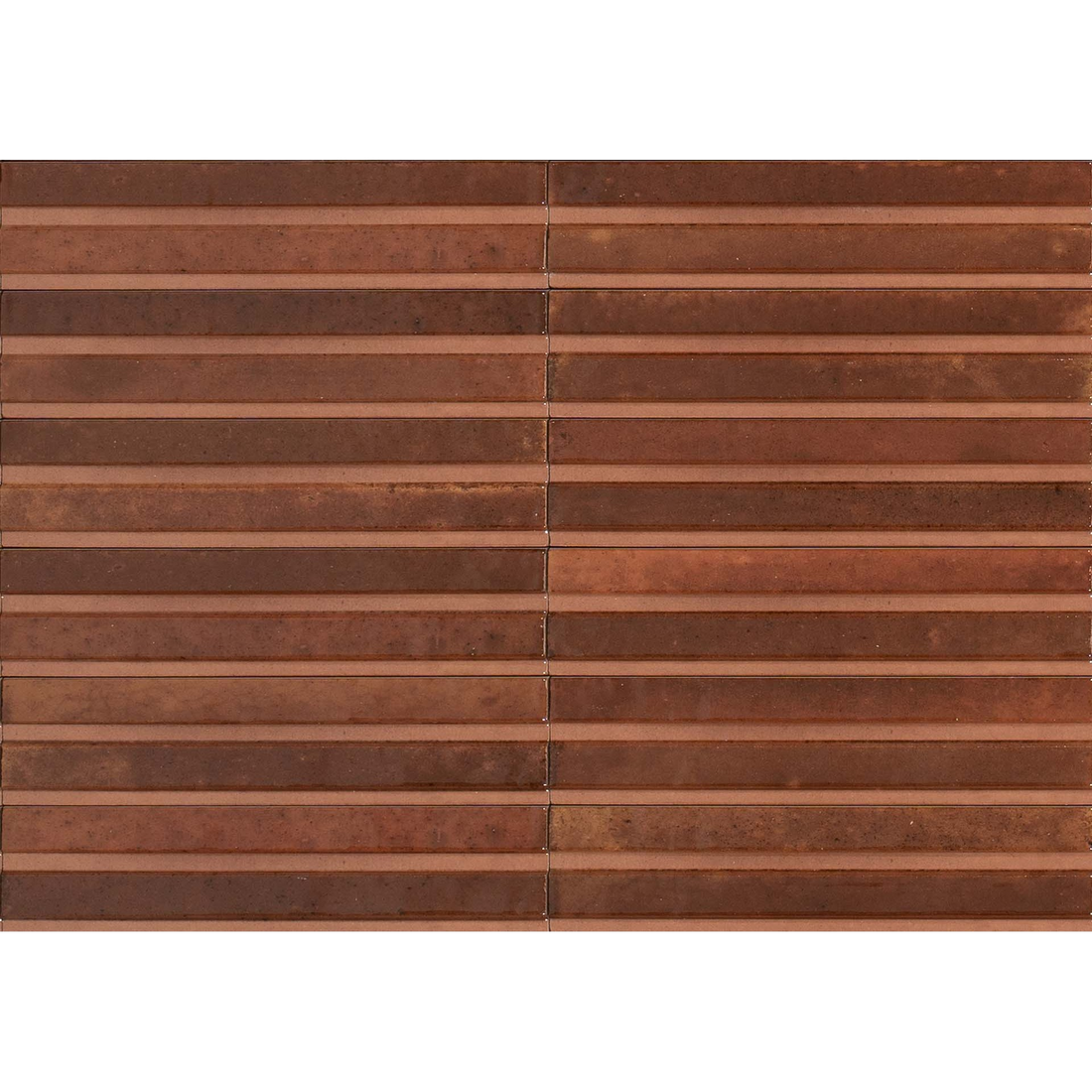 Luna Red Gum 3D Gloss 60x240, tiles laid together