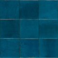Luna Reef Blue Gloss 100x100, tiles laid together