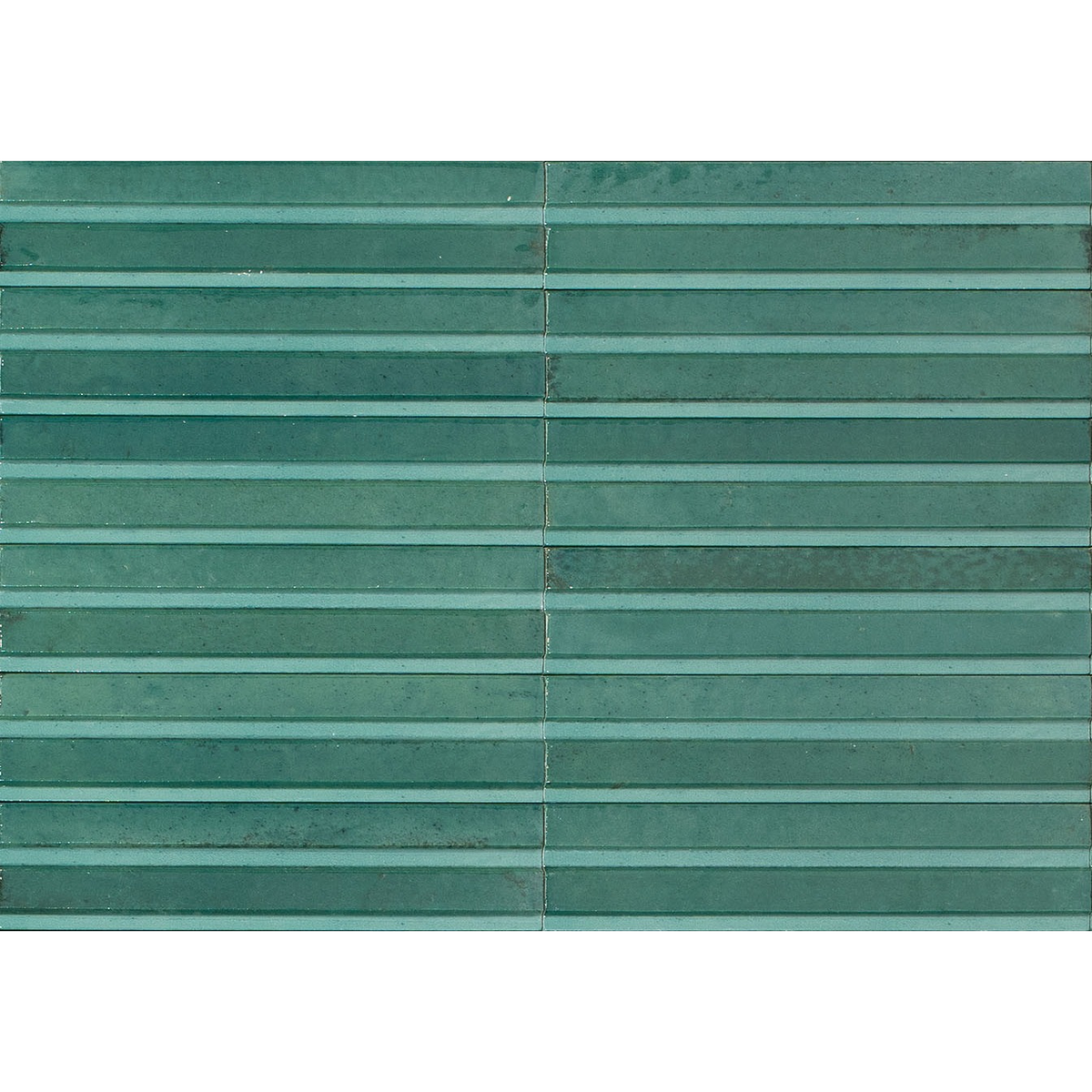 Luna Seagrass 3D Gloss 60x240, tiles laid together