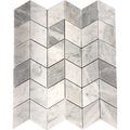 Macedon Cirrus Chevron Mosaic Honed 50x95, tiles laid together