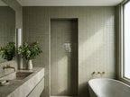 Mallee Pebble Glazed 60x108 tiles in a room