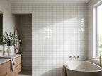 Mallee Salt Pan Glazed 60x108 tiles in a room