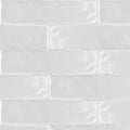 Manual Bianco Gloss 75x300, true-scale swatch: 400 x 400 mm of wall at real size