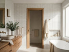 Melaleuca Paper Daisy Matt 75x150 tiles in a room