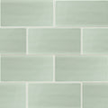 Mint Matt 100x200, true-scale swatch: 400 x 400 mm of wall at real size