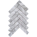 Murrindindi Chalk Cliff Large Herringbone Honed, tiles laid together