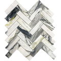 Murrindindi Lichen Herringbone Mosaic Honed 30x100, tiles laid together