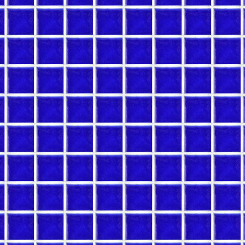 Pool Sorrento Delft Blue Gloss 48x48 Mosaic, true-scale swatch: 400 x 400 mm of wall at real size