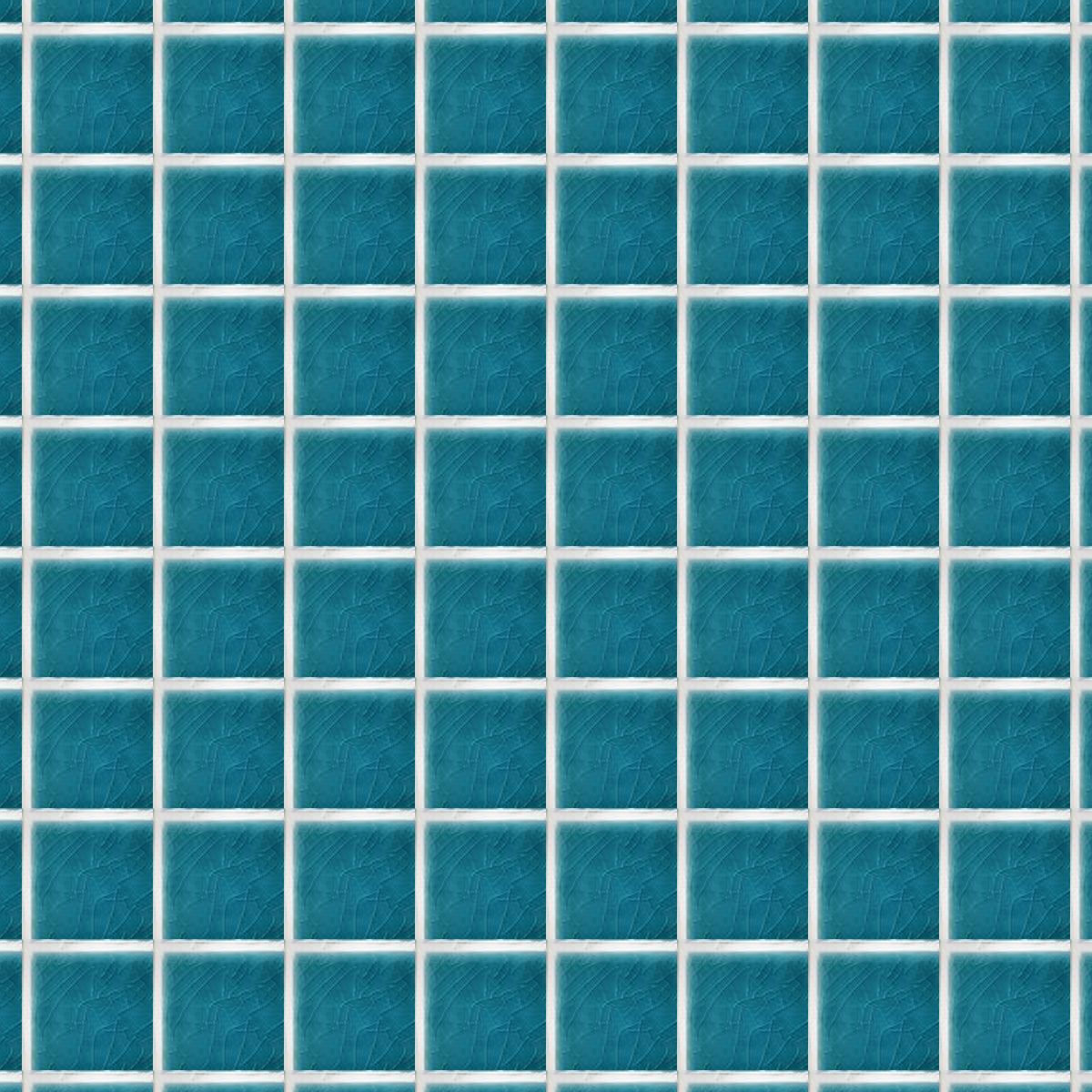 Pool Sorrento Jade Green Crackle Gloss 48x48 Mosaic, true-scale swatch: 400 x 400 mm of wall at real size