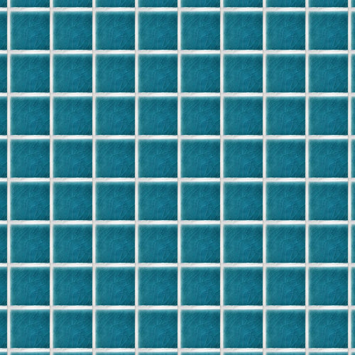 Pool Sorrento Jade Green Crackle Gloss 48x48 Mosaic, true-scale swatch: 400 x 400 mm of wall at real size