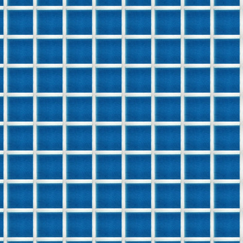 Pool Sorrento Kingfisher Blue Crackle Gloss 48x48 Mosaic, true-scale swatch: 400 x 400 mm of wall at real size