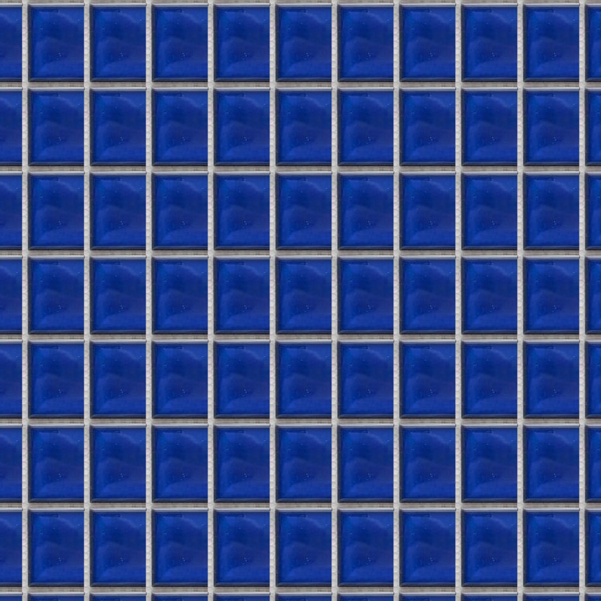 Pool Sorrento Spectrum Blue Gloss 48x48 Mosaic, true-scale swatch: 400 x 400 mm of wall at real size
