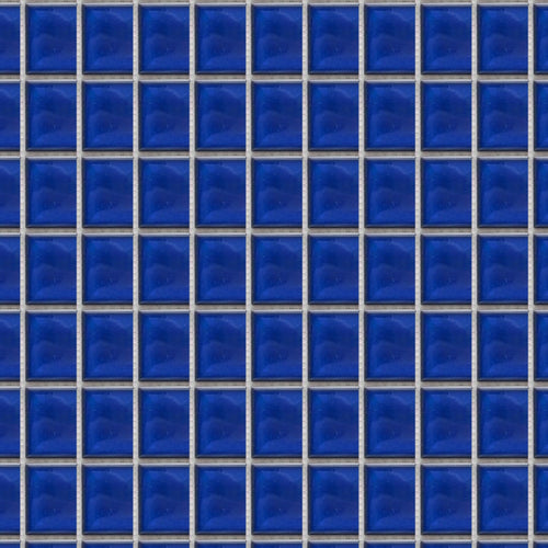 Pool Sorrento Spectrum Blue Gloss 48x48 Mosaic, true-scale swatch: 400 x 400 mm of wall at real size