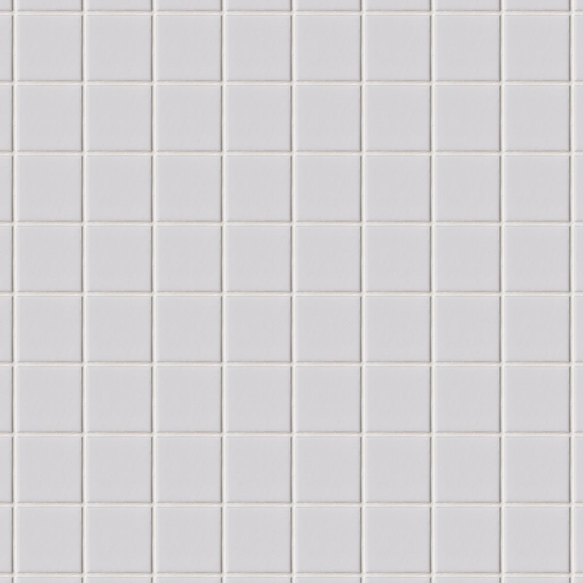 Pool Sorrento White Ice Gloss 48x48 Mosaic, true-scale swatch: 400 x 400 mm of wall at real size
