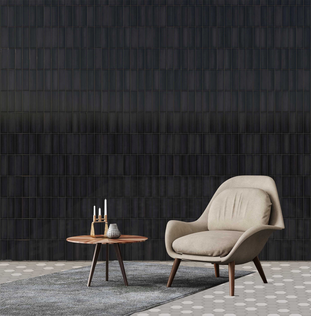 Quandong Black Opal Gloss 65x200 tile
