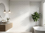 Quandong Whitecap Gloss 65x200 tiles in a room