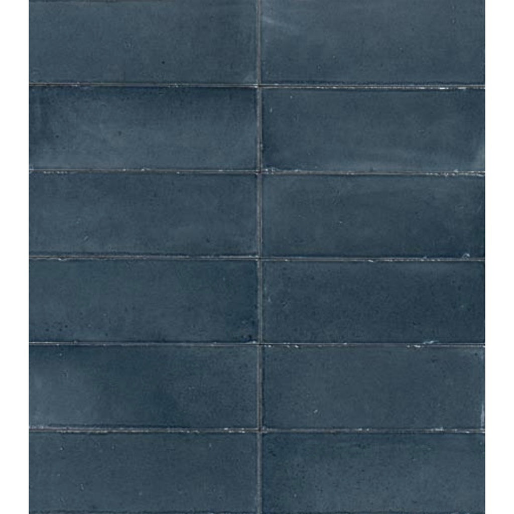 Risotto Blu Gloss 75x200, tiles laid together