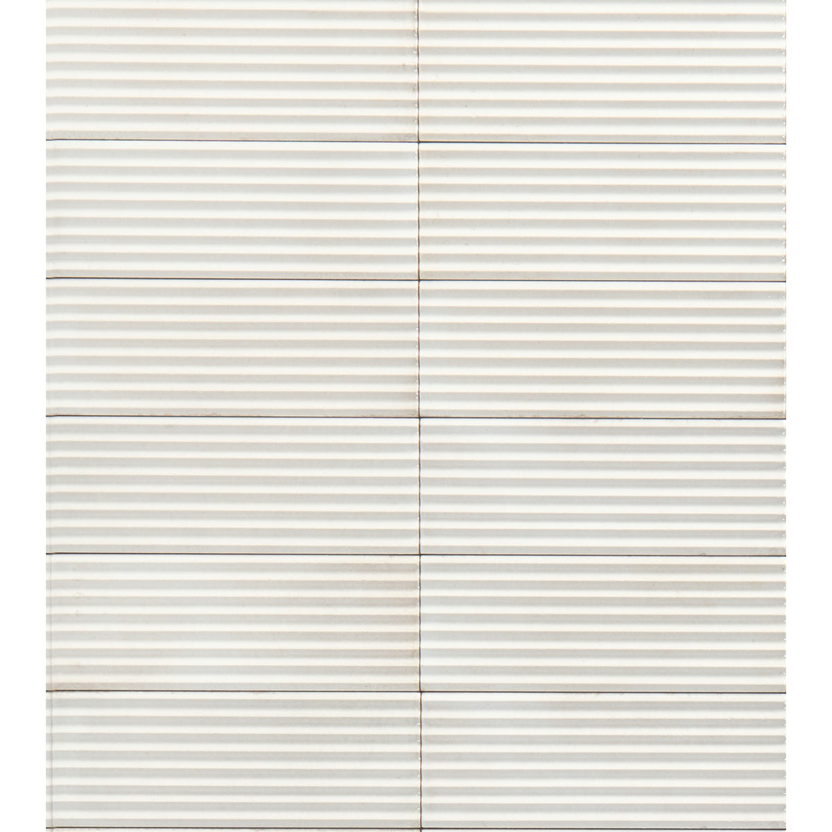 Risotto Natural Pleat Gloss 75x200, tiles laid together