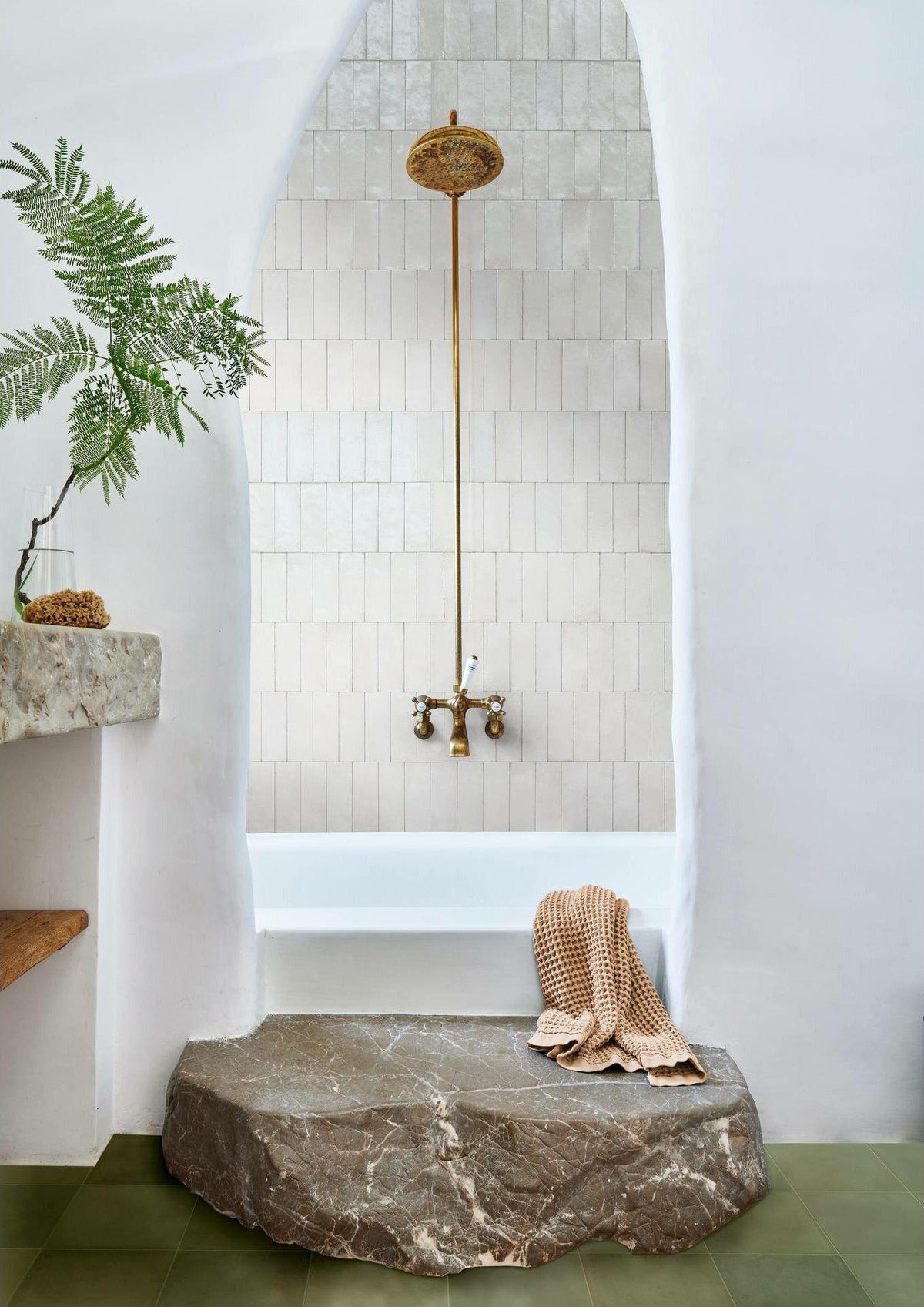 Risotto Sandbar Gloss 75x200 tiles