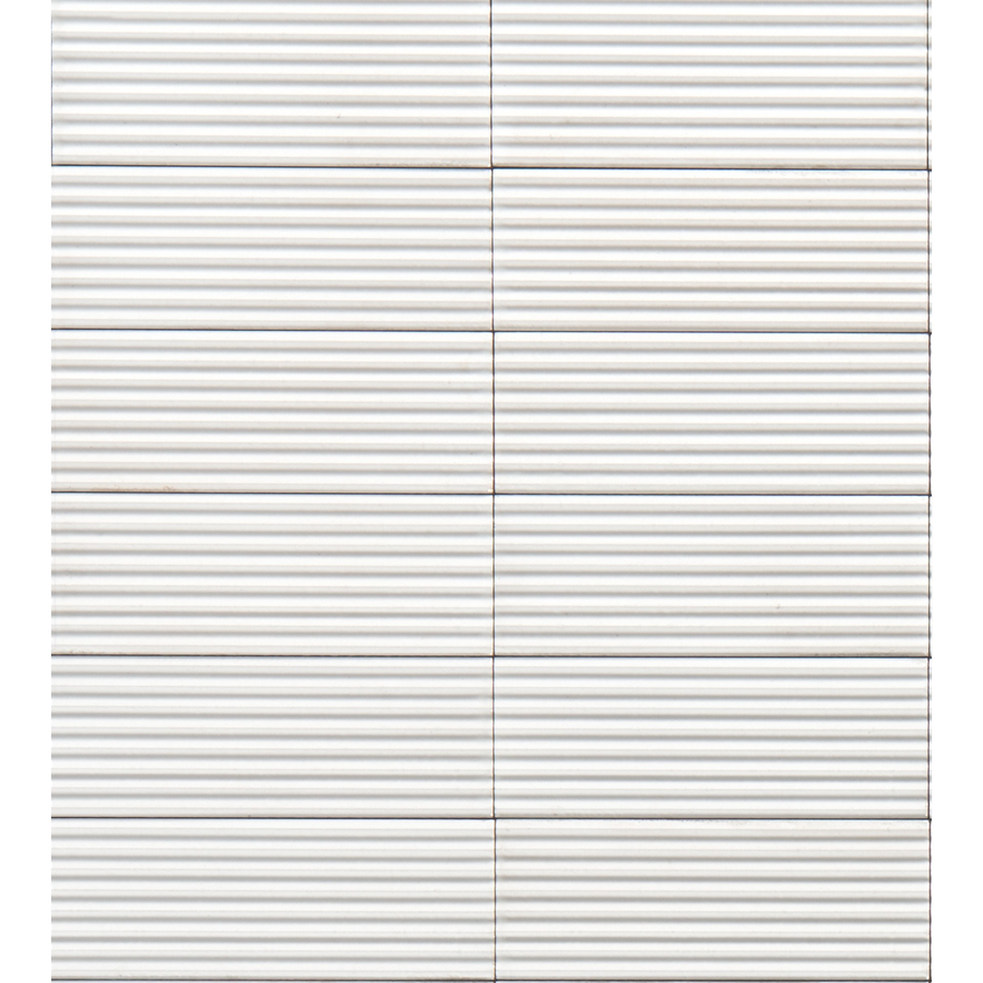 Risotto Whitecap Pleat Gloss 75x200