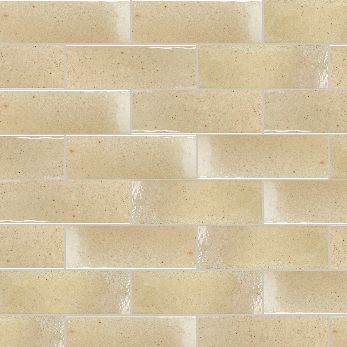 Sabil Vanilla Gloss 50x150, true-scale swatch: 400 x 400 mm of wall at real size