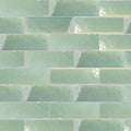 Sabil Viridian Gloss 50x150, true-scale swatch: 400 x 400 mm of wall at real size