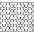 Saltbush Cirrus Hexagon Mosaic Gloss 25x25, tiles laid together