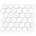 Saltbush Cirrus Hexagon Mosaic Gloss 50x50, tiles laid together