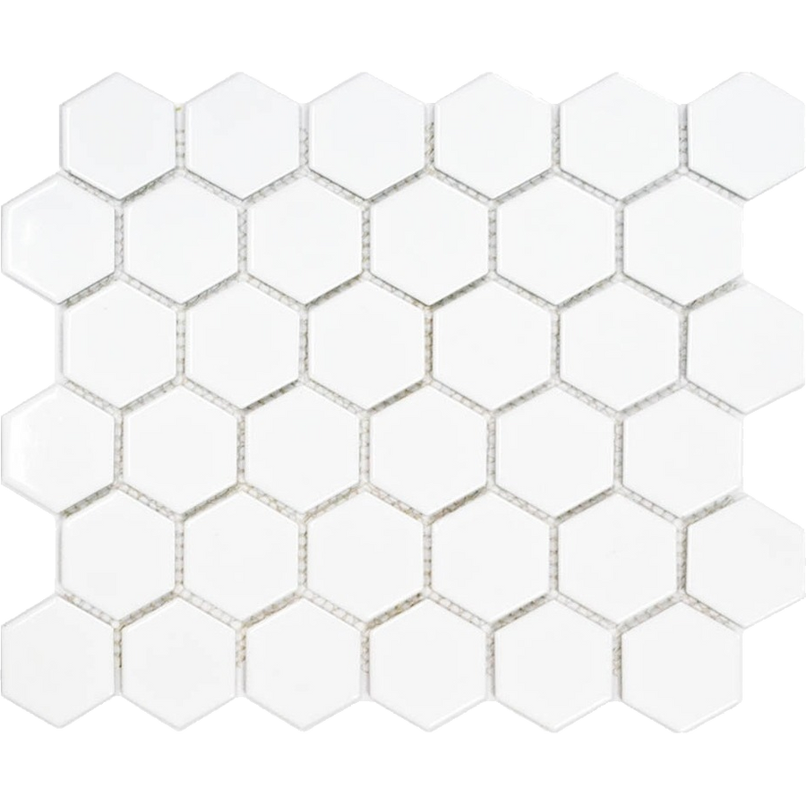 Saltbush Cirrus Hexagon Mosaic Gloss 50x50