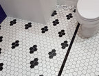 Saltbush Cirrus Hexagon Mosaic Gloss 50x50 tile