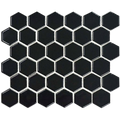 Saltbush Eclipse Hexagon Mosaic Gloss 51x51, tiles laid together