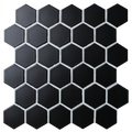 Saltbush Eclipse Hexagon Mosaic Matt 51x51, tiles laid together