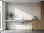 Sheoak Chalk Concave Finger Matt 20x145 tiles in a room