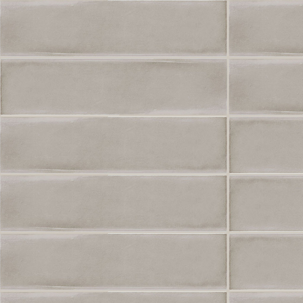 Soul Beige Gloss 75x300, true-scale swatch: 400 x 400 mm of wall at real size