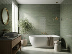 Soul Tea Tree Gloss 75x300 tiles in a room