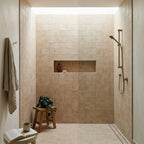 Spinifex Sandplain Matt 100x100 tiles in a room