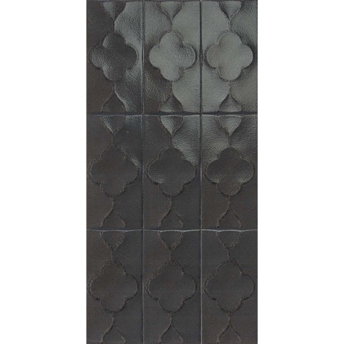 Taggerty Black Spur Trellis Glazed 125x250 tile