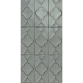 Taggerty Lichen Trellis Glazed 125x250, tiles laid together