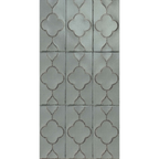 Taggerty Lichen Trellis Glazed 125x250, tiles laid together