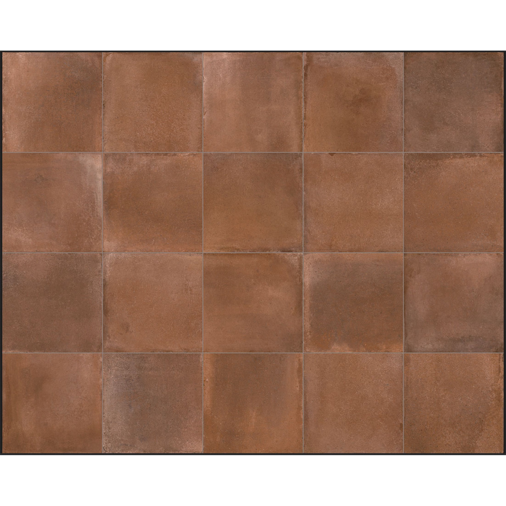 Tallowwood Red Earth Matt 100x100, tiles laid together