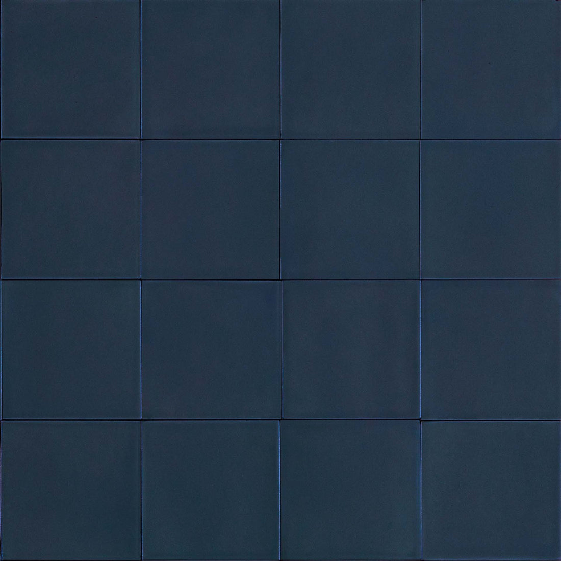 Tarwin Dusk Blue Matt 100x100, tiles laid together