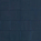 Tarwin Dusk Blue Matt 100x100, tiles laid together