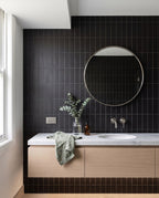 Tarwin Eclipse Matt 50x150 tiles in a room